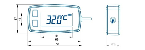 Индикатор температуры двиг. (м/функц.) ТТС-12 фото 5
