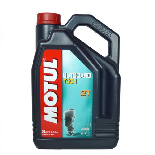 Масло MOTUL Outboard TECH 2Т (п/синтетика) 5л.