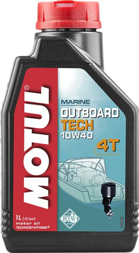 Масло MOTUL Outboard TECH 4Т 10W40 (п/синтетика) 1л.