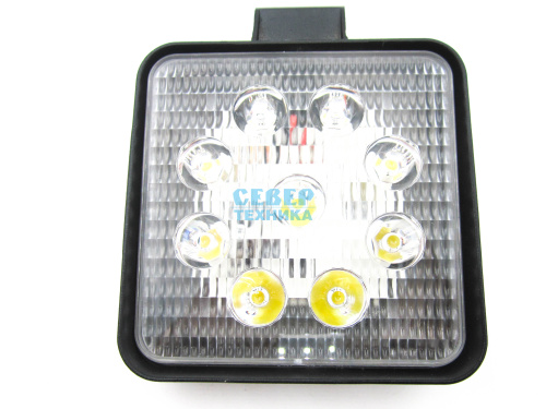 Фара IP67 9 LED 27W (квадратная)