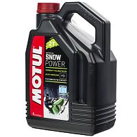 Масло MOTUL Snowpower 2T (п/синтетика) 4л.