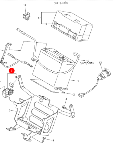 Реле стартера /Yamaha VK Pro 2007-2011, RS VENTURE фото 3